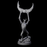 Scythe Wielding Velstrac D Miniature for Dungeons and Dragons, Pathfinder or other TTRPGs
