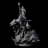 Sea Elf Deeplord Miniature for Dungeons and Dragons, Pathfinder or other TTRPGs