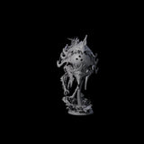 Sea Elf Piloting an Abyssal Lanternfish A Miniature for Dungeons and Dragons, Pathfinder or other TTRPGs
