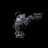 Sea Elf Piloting an Abyssal Lanternfish A Miniature for Dungeons and Dragons, Pathfinder or other TTRPGs