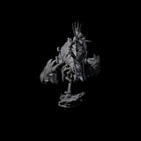 Sea Elf Piloting an Abyssal Lanternfish B Miniature for Dungeons and Dragons, Pathfinder or other TTRPGs