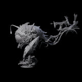 Sea Elf Piloting an Abyssal Lanternfish B Miniature for Dungeons and Dragons, Pathfinder or other TTRPGs