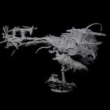 Sea Elf Piloting an Abyssal Lanternfish D Miniature for Dungeons and Dragons, Pathfinder or other TTRPGs