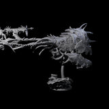 Sea Elf Piloting an Abyssal Lanternfish D Miniature for Dungeons and Dragons, Pathfinder or other TTRPGs