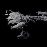 Sea Elf Piloting an Abyssal Lanternfish D Miniature for Dungeons and Dragons, Pathfinder or other TTRPGs