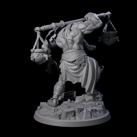 Sea Giant Sentinal A Miniature for Dungeons and Dragons, Pathfinder or other TTRPGs