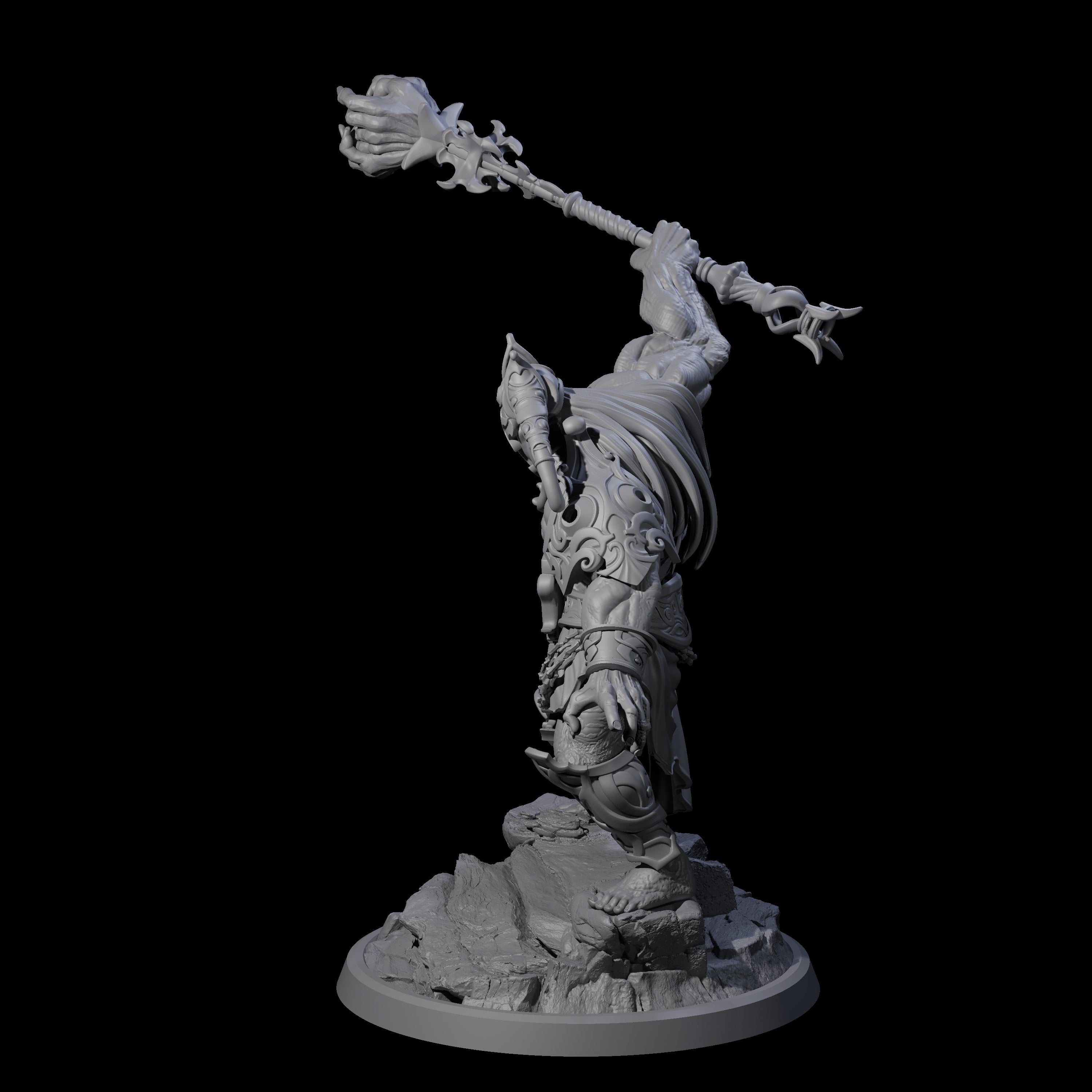 Sea Giant Sentinal B Miniature for Dungeons and Dragons, Pathfinder or other TTRPGs