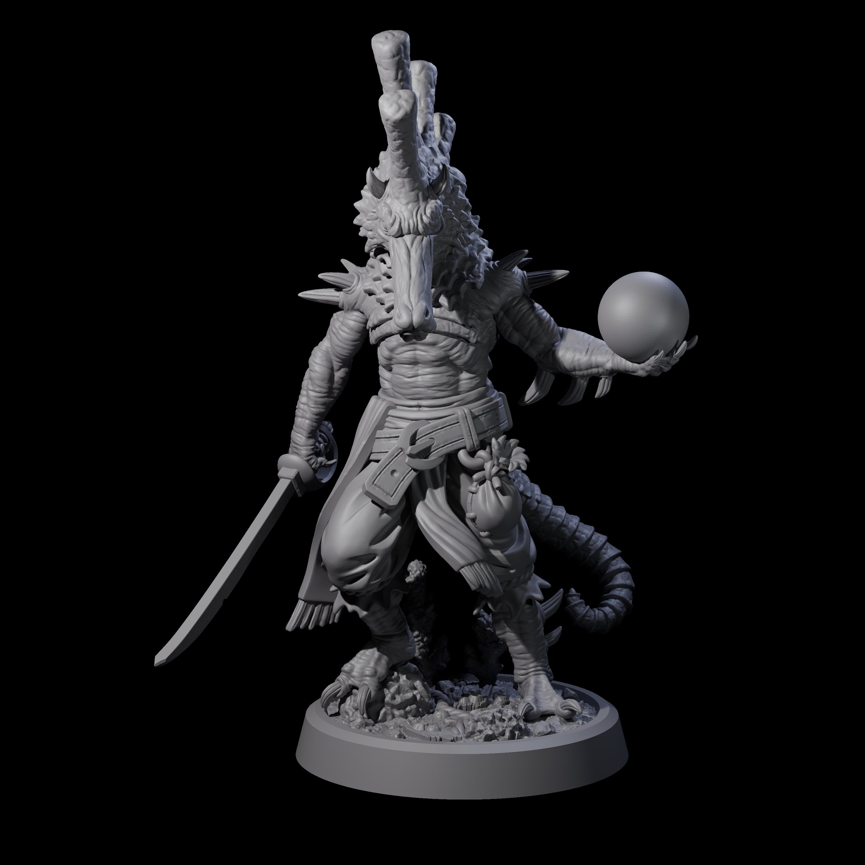 Sea Horse Sea Spawn Miniature for Dungeons and Dragons, Pathfinder or other TTRPGs