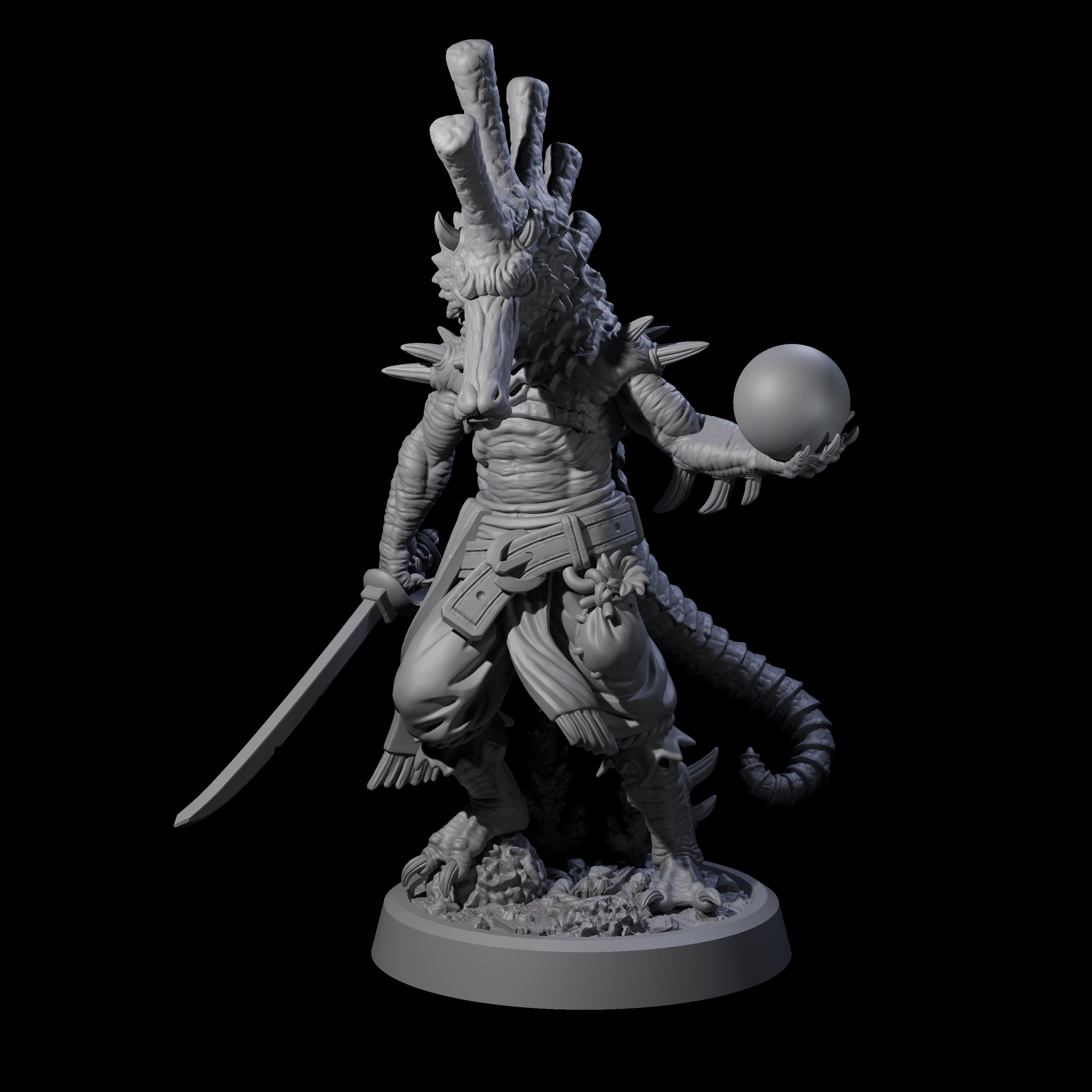 Sea Horse Sea Spawn Miniature for Dungeons and Dragons, Pathfinder or other TTRPGs