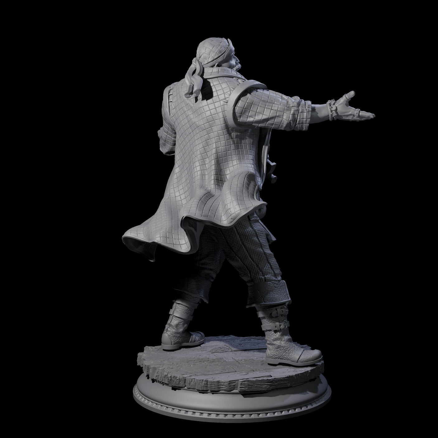 Sea Shanty Singing Bard Miniature for Dungeons and Dragons, Pathfinder or other TTRPGs