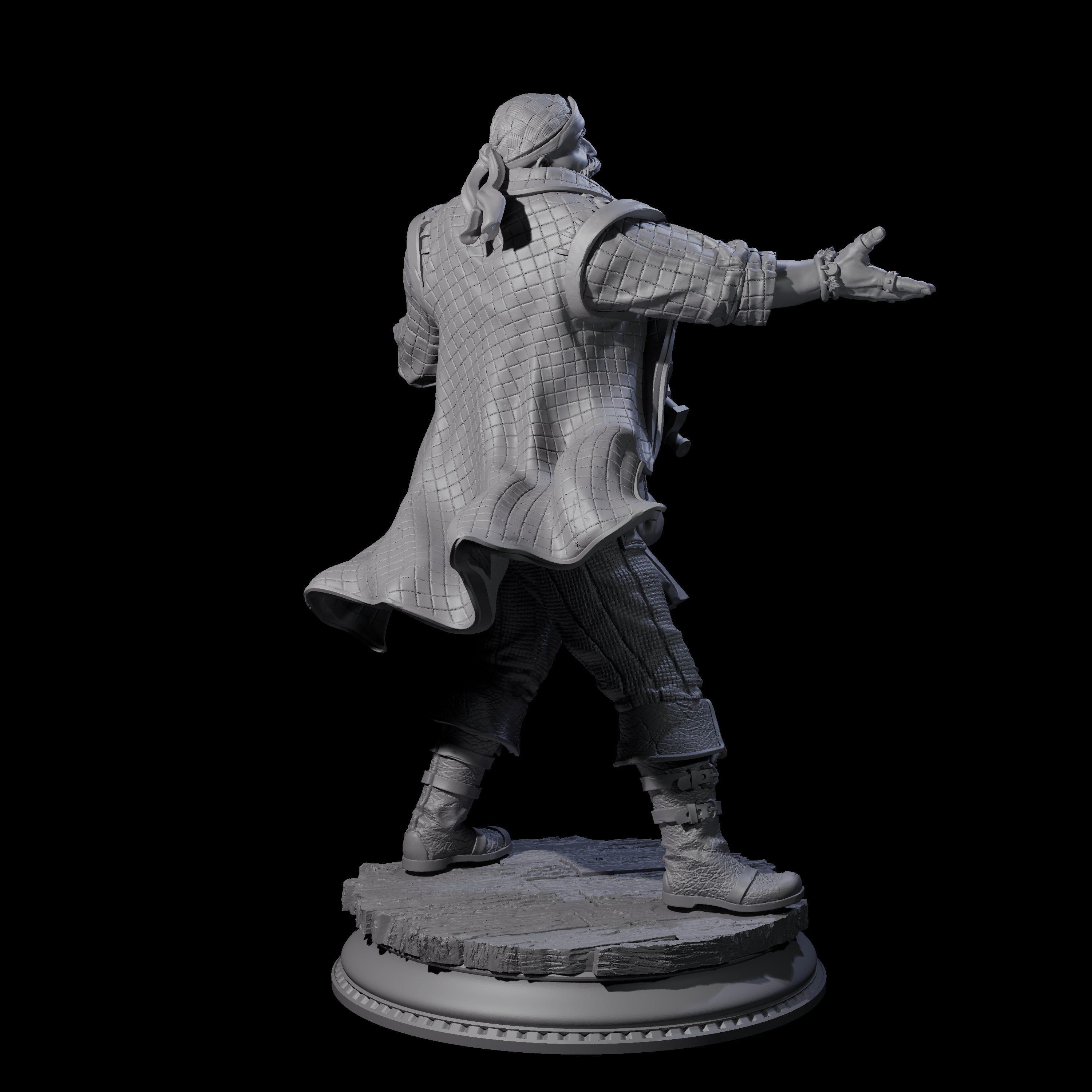 Sea Shanty Singing Bard Miniature for Dungeons and Dragons, Pathfinder or other TTRPGs