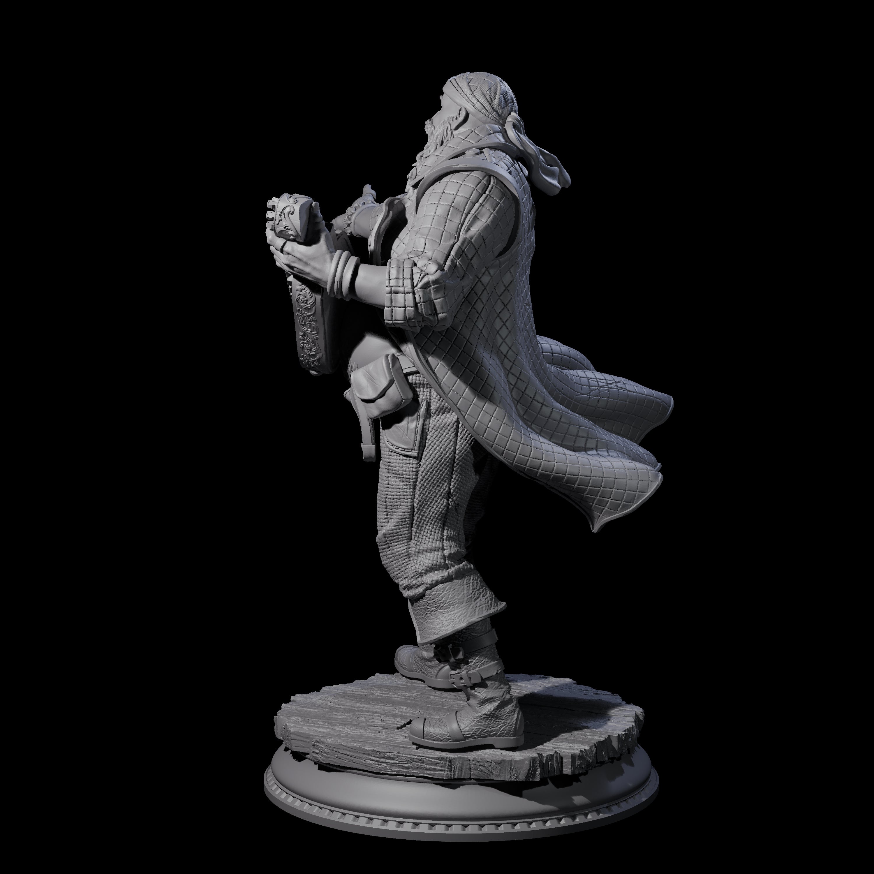 Sea Shanty Singing Bard Miniature for Dungeons and Dragons, Pathfinder or other TTRPGs