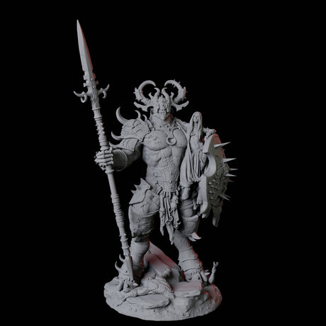 Seduced Bearded Devil Champion B Miniature for Dungeons and Dragons, Pathfinder or other TTRPGs