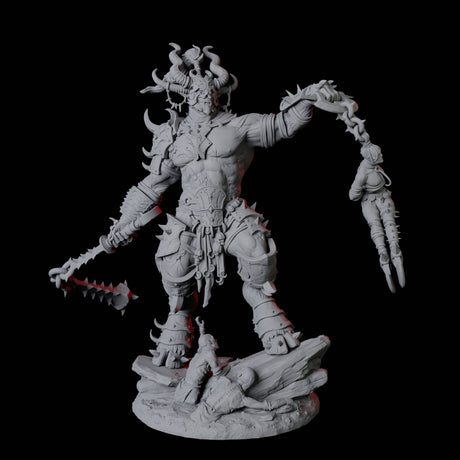 Seduced Bearded Devil Champion C Miniature for Dungeons and Dragons, Pathfinder or other TTRPGs