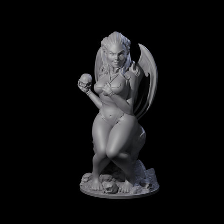 Seductive Succubus Temptress Miniature for Dungeons and Dragons, Pathfinder or other TTRPGs