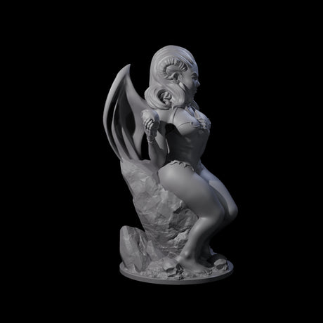 Seductive Succubus Temptress Miniature for Dungeons and Dragons, Pathfinder or other TTRPGs