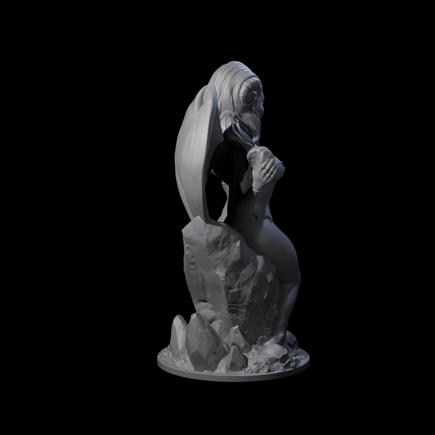 Seductive Succubus Temptress Miniature for Dungeons and Dragons, Pathfinder or other TTRPGs