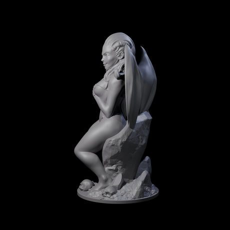 Seductive Succubus Temptress Miniature for Dungeons and Dragons, Pathfinder or other TTRPGs