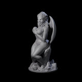 Seductive Succubus Temptress Miniature for Dungeons and Dragons, Pathfinder or other TTRPGs
