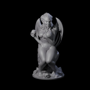 Seductive Succubus Temptress Miniature for Dungeons and Dragons, Pathfinder or other TTRPGs