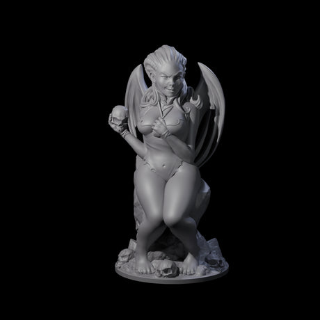Seductive Succubus Temptress Miniature for Dungeons and Dragons, Pathfinder or other TTRPGs