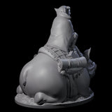 Self Important Goblin Pig Rider Miniature for Dungeons and Dragons, Pathfinder or other TTRPGs