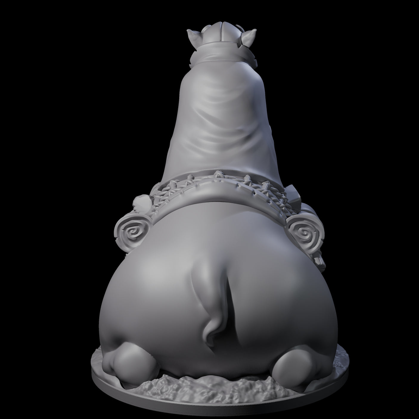 Self Important Goblin Pig Rider Miniature for Dungeons and Dragons, Pathfinder or other TTRPGs