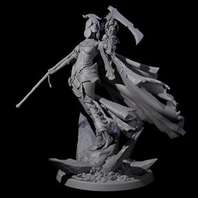 Serene Priestess Of Death B Miniature for Dungeons and Dragons, Pathfinder or other TTRPGs