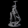 Serene Priestess Of Death D Miniature for Dungeons and Dragons, Pathfinder or other TTRPGs