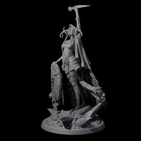 Serene Priestess Of Death D Miniature for Dungeons and Dragons, Pathfinder or other TTRPGs