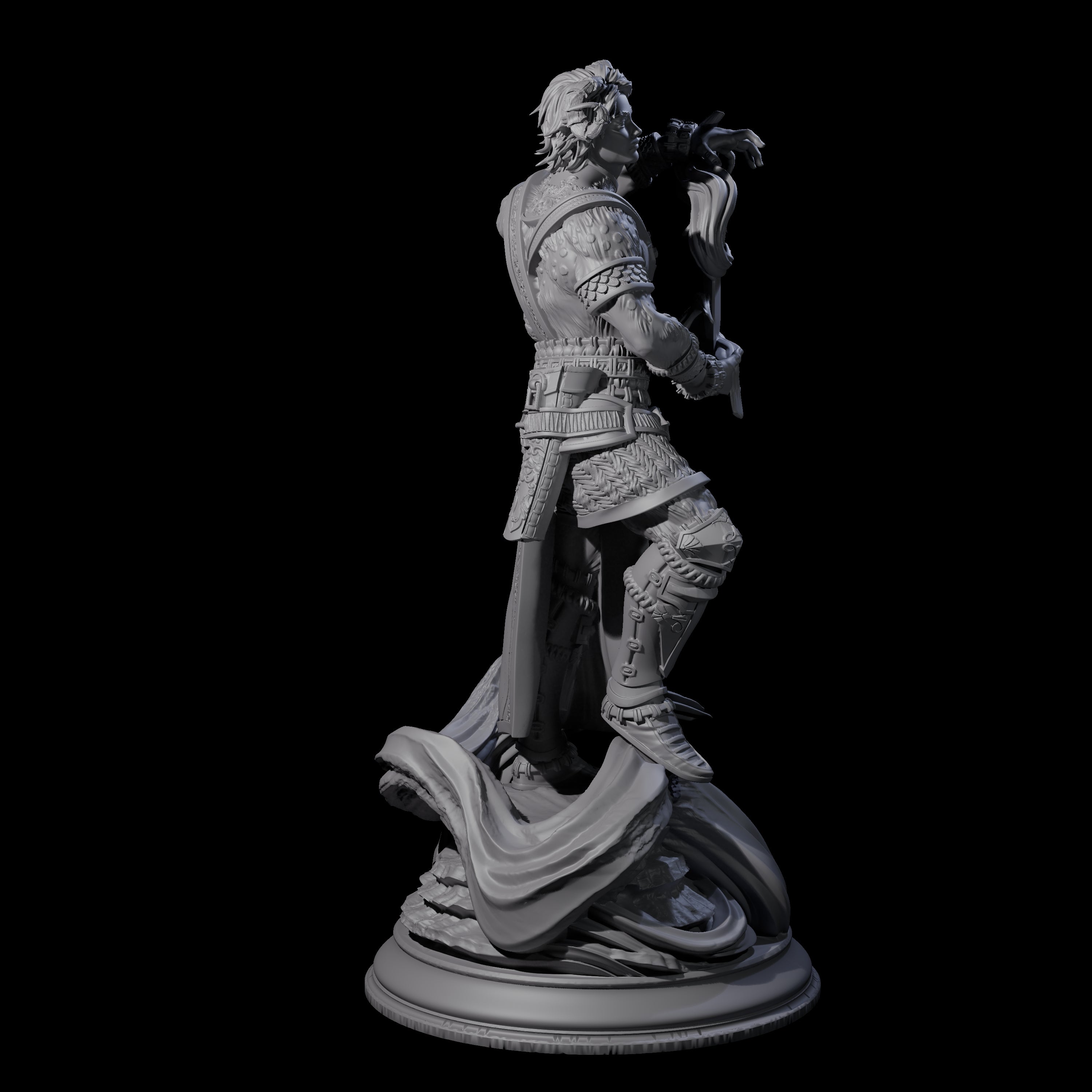 Serene Trickster Satyr Rogue Miniature for Dungeons and Dragons, Pathfinder or other TTRPGs