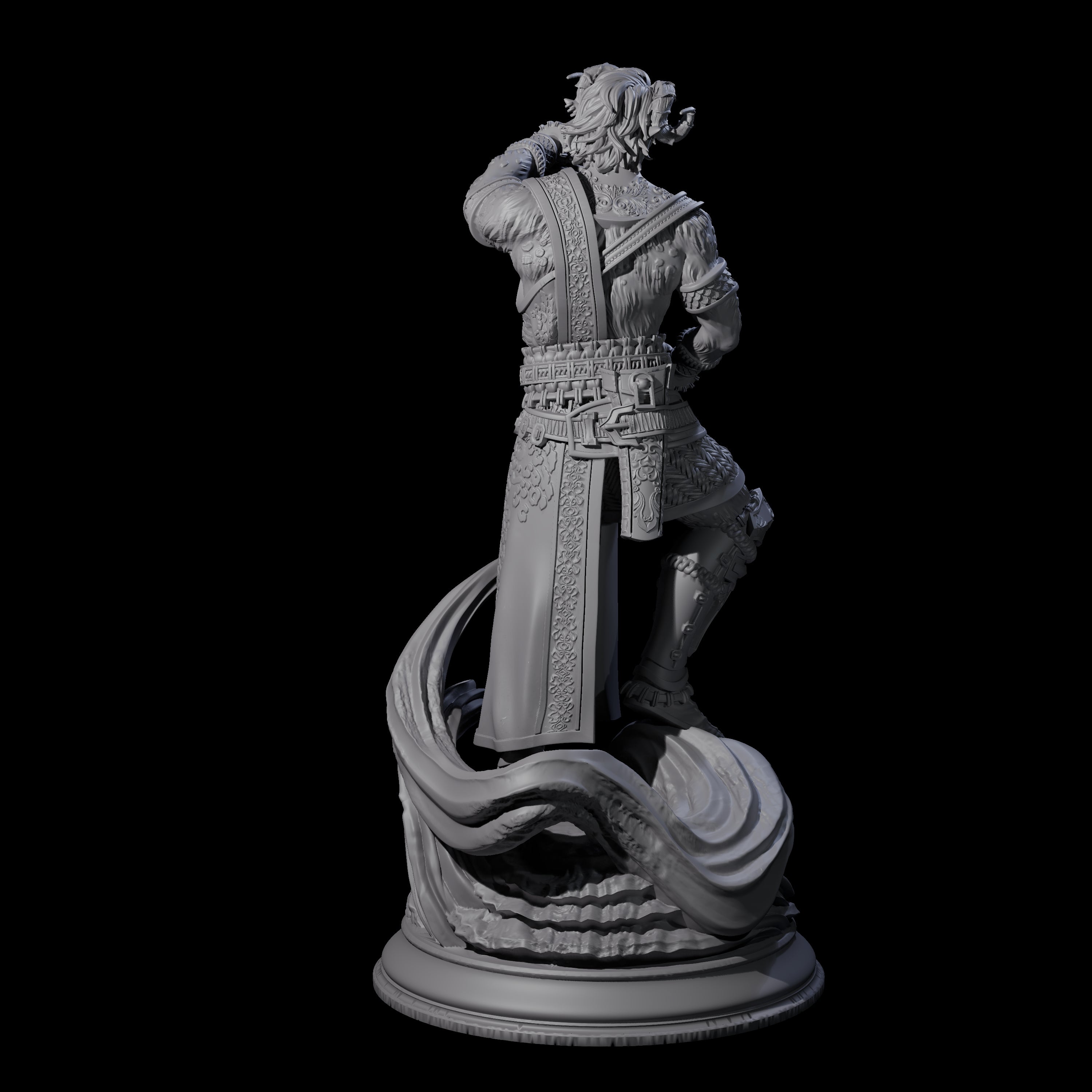 Serene Trickster Satyr Rogue Miniature for Dungeons and Dragons, Pathfinder or other TTRPGs