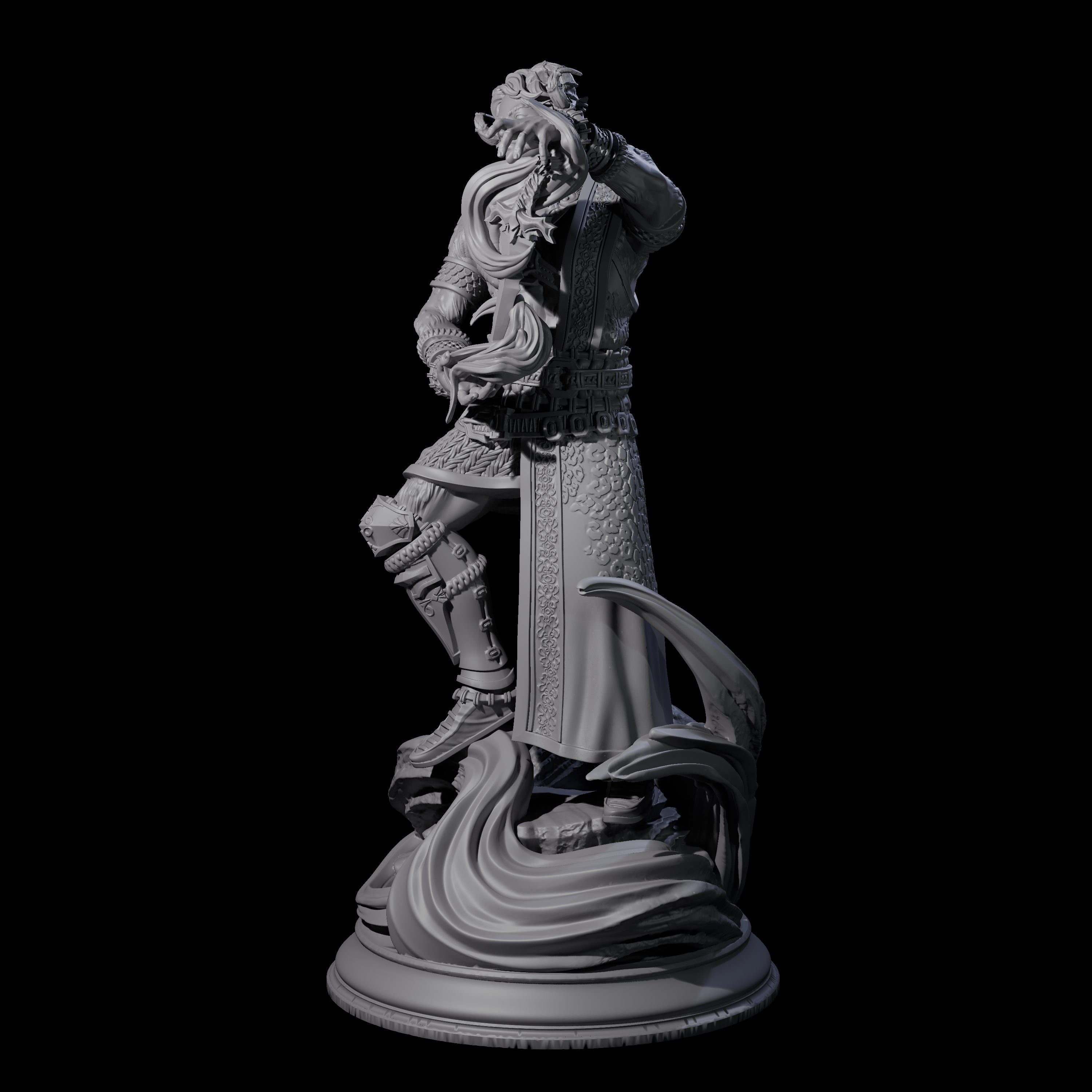 Serene Trickster Satyr Rogue Miniature for Dungeons and Dragons, Pathfinder or other TTRPGs