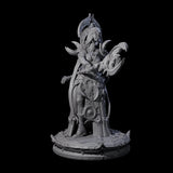 Serne Dark Elf Moon Priestess A Miniature for Dungeons and Dragons, Pathfinder or other TTRPGs