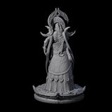 Serne Dark Elf Moon Priestess A Miniature for Dungeons and Dragons, Pathfinder or other TTRPGs