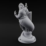 Serpentine Medusa Sorceress Miniature for Dungeons and Dragons, Pathfinder or other TTRPGs