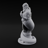 Serpentine Medusa Sorceress Miniature for Dungeons and Dragons, Pathfinder or other TTRPGs