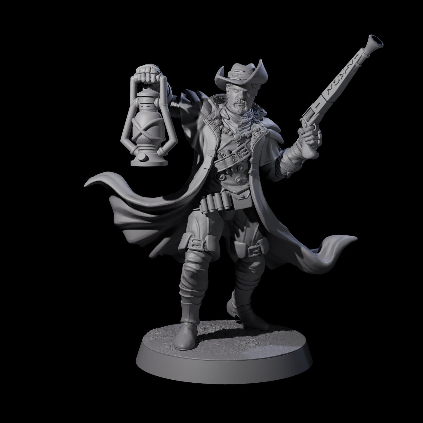 Seven Confident Nightwardens Miniature for Dungeons and Dragons, Pathfinder or other TTRPGs