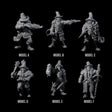 Seven Inquisition Hunters Miniature for Dungeons and Dragons, Pathfinder or other TTRPGs