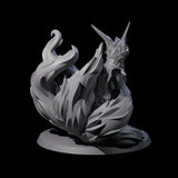 Seven Tailed Kitsune Miniature for Dungeons and Dragons, Pathfinder or other TTRPGs