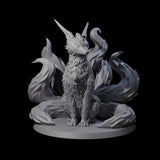 Seven Tailed Kitsune Miniature for Dungeons and Dragons, Pathfinder or other TTRPGs