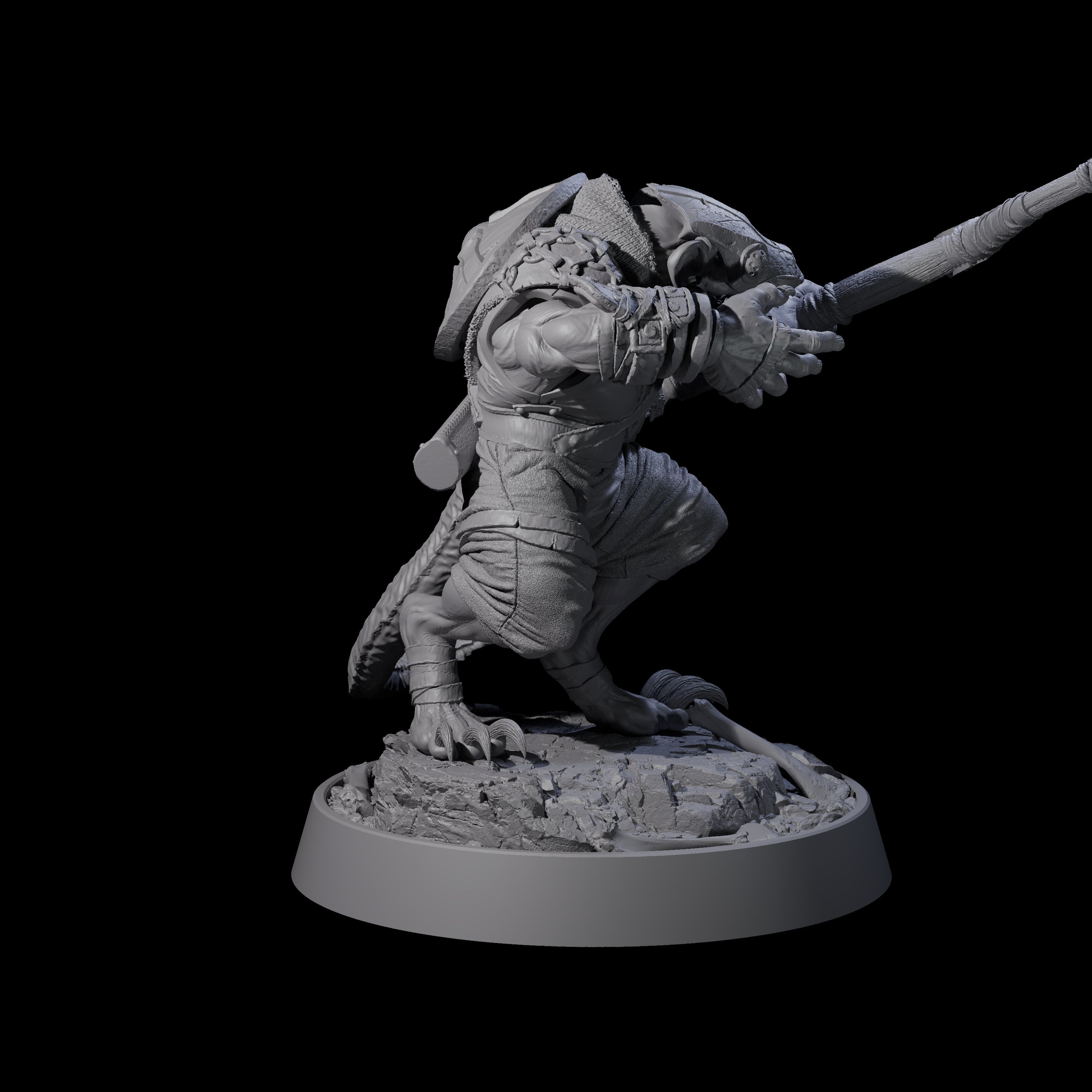 Sewer Dwelling Ratfolk A Miniature for Dungeons and Dragons, Pathfinder or other TTRPGs