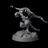 Sewer Dwelling Ratfolk A Miniature for Dungeons and Dragons, Pathfinder or other TTRPGs