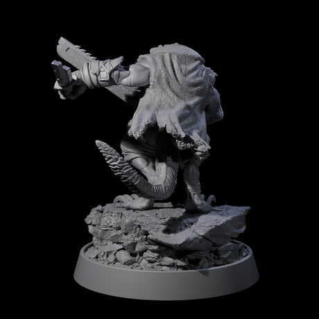Sewer Dwelling Ratfolk B Miniature for Dungeons and Dragons, Pathfinder or other TTRPGs