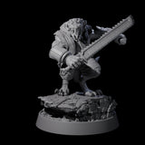 Sewer Dwelling Ratfolk B Miniature for Dungeons and Dragons, Pathfinder or other TTRPGs