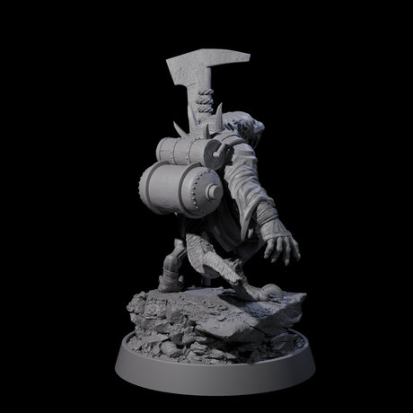 Sewer Dwelling Ratfolk C Miniature for Dungeons and Dragons, Pathfinder or other TTRPGs