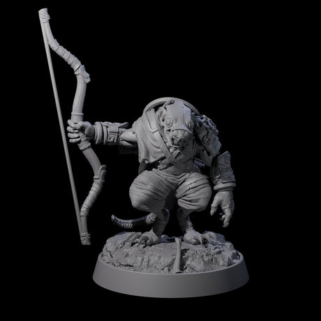 Sewer Dwelling Ratfolk D Miniature for Dungeons and Dragons, Pathfinder or other TTRPGs