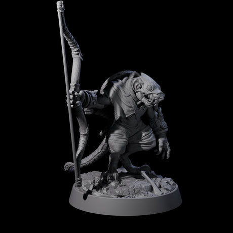 Sewer Dwelling Ratfolk D Miniature for Dungeons and Dragons, Pathfinder or other TTRPGs