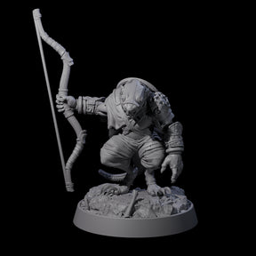 Sewer Dwelling Ratfolk D Miniature for Dungeons and Dragons, Pathfinder or other TTRPGs