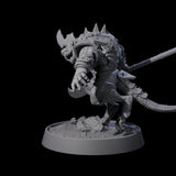 Sewer Dwelling Ratfolk E Miniature for Dungeons and Dragons, Pathfinder or other TTRPGs